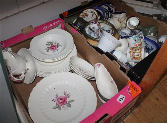 2 boxes mixed china